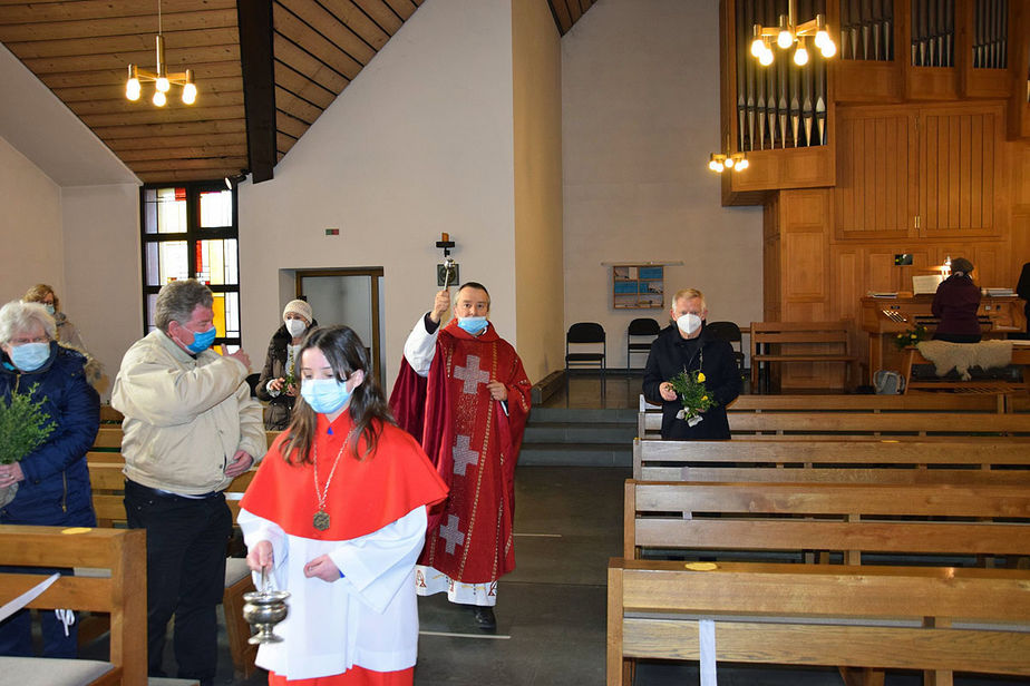 Palmsonntag in Heilig Kreuz